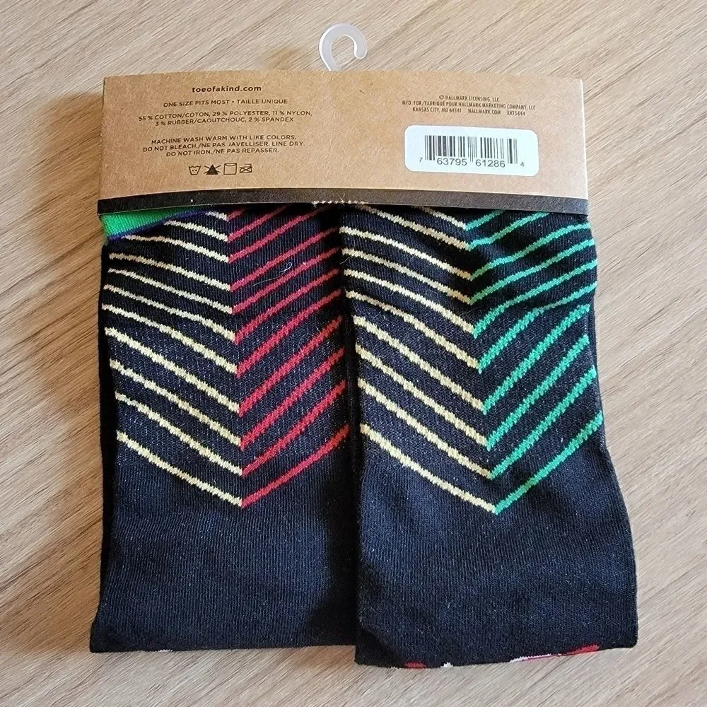 Toe of a Kind Hallmark Fashion Socks, OS